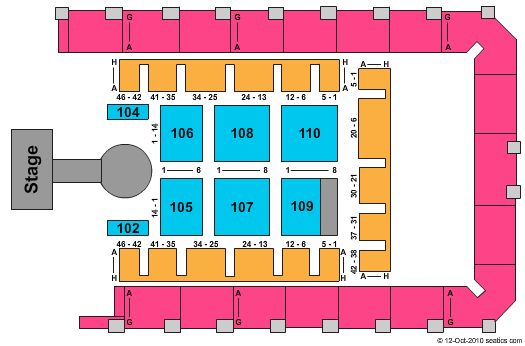 Westchester County Center Seating Chart